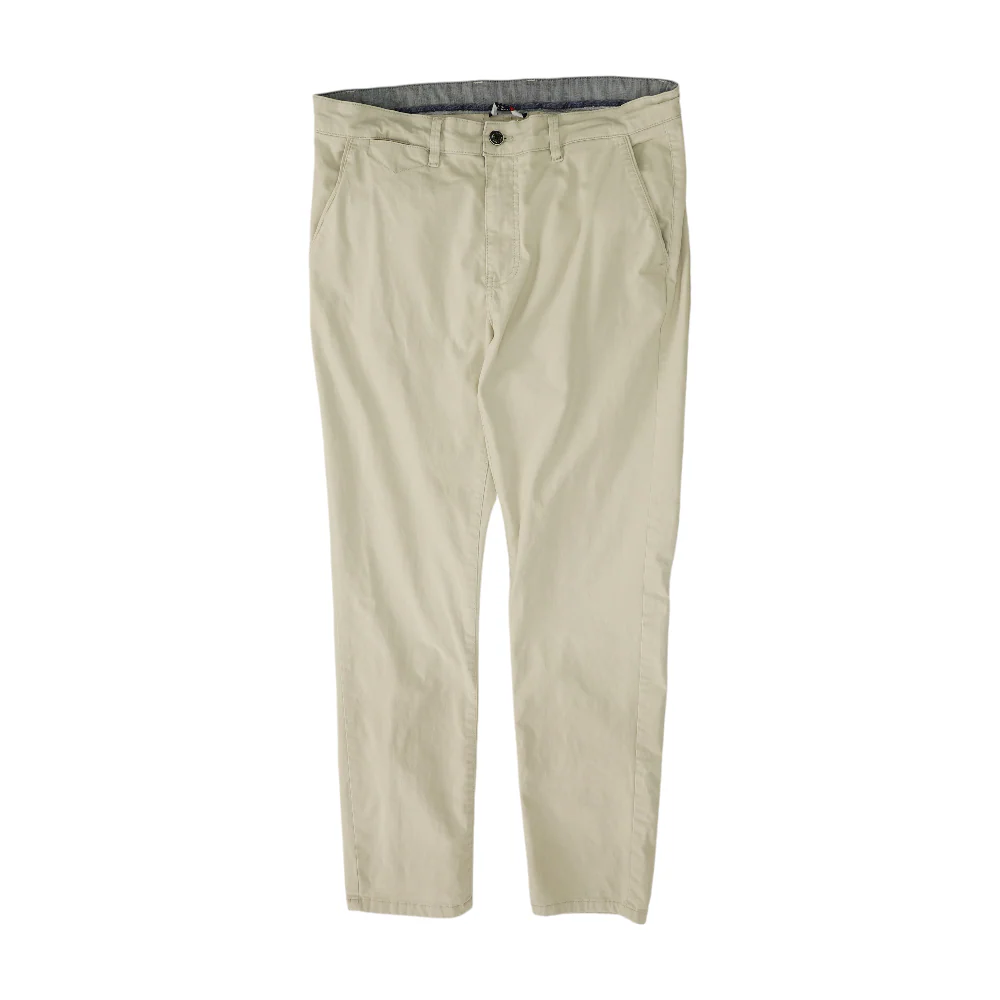 White Slim Pants