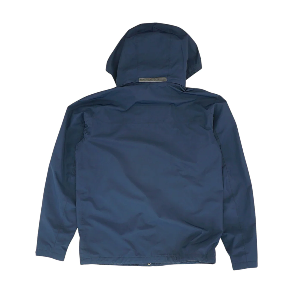 Navy Solid Rain Jacket - Image 2