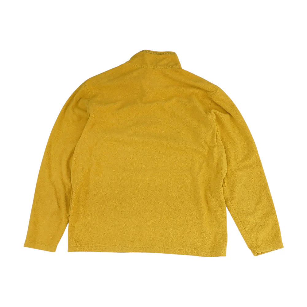 Yellow Solid 1/4 Zip Pullover - Image 2
