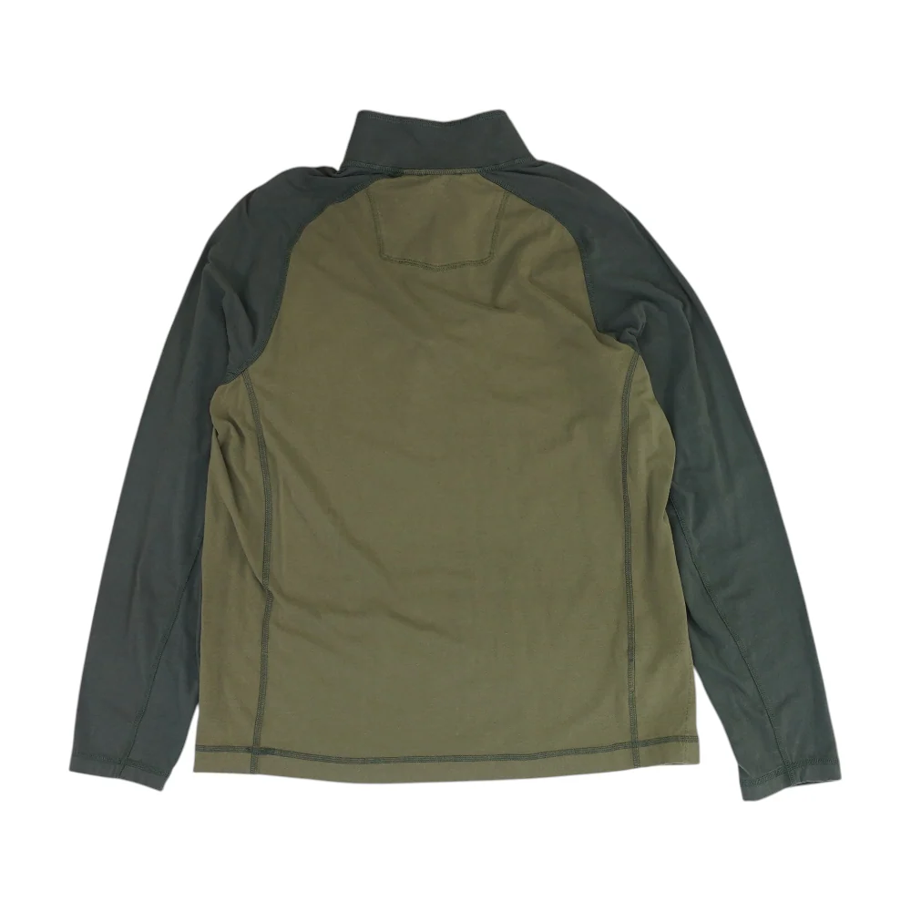 Gray Color Block 1/4 Zip Pullover - Image 2