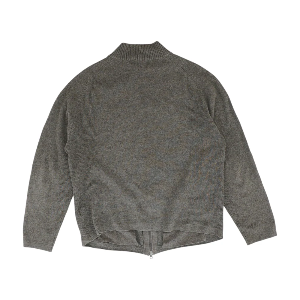 Brown Solid Pullover Sweater - Image 2