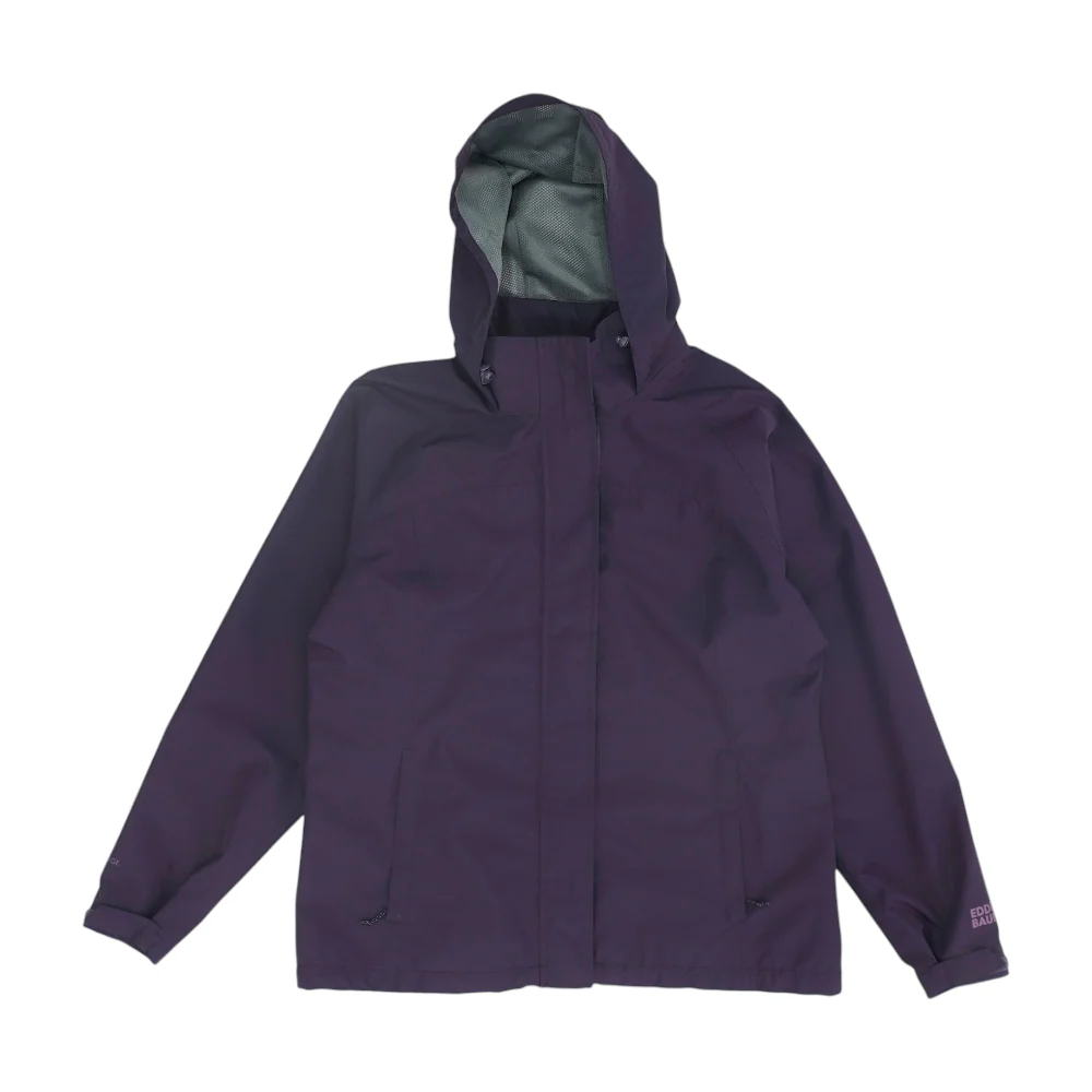 Purple Solid Rain Jacket