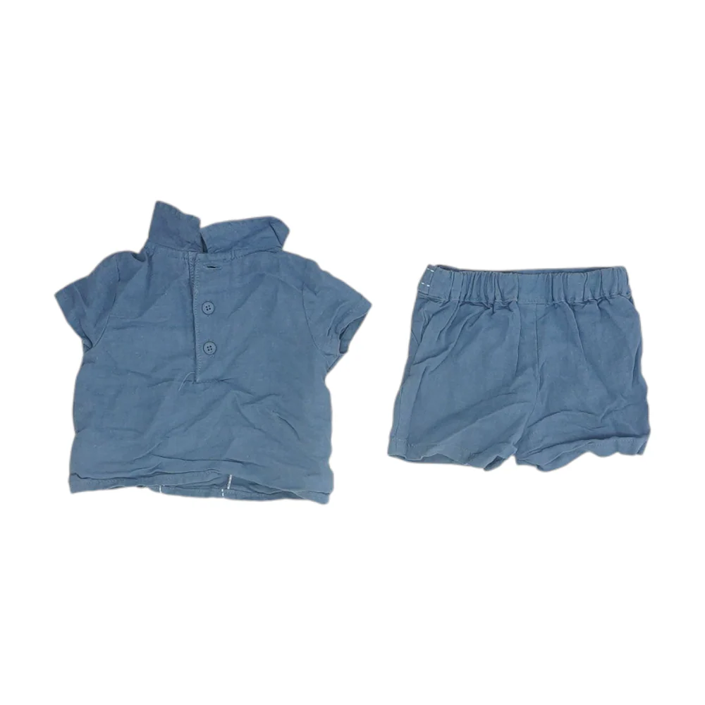 Blue Short Sleeve Set - Image 2
