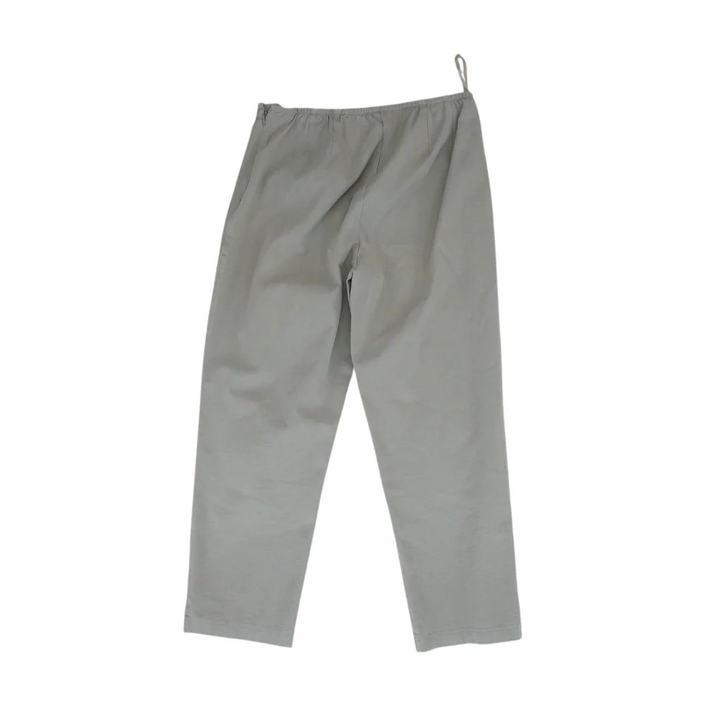 Tan Solid Chino Capris - Image 2