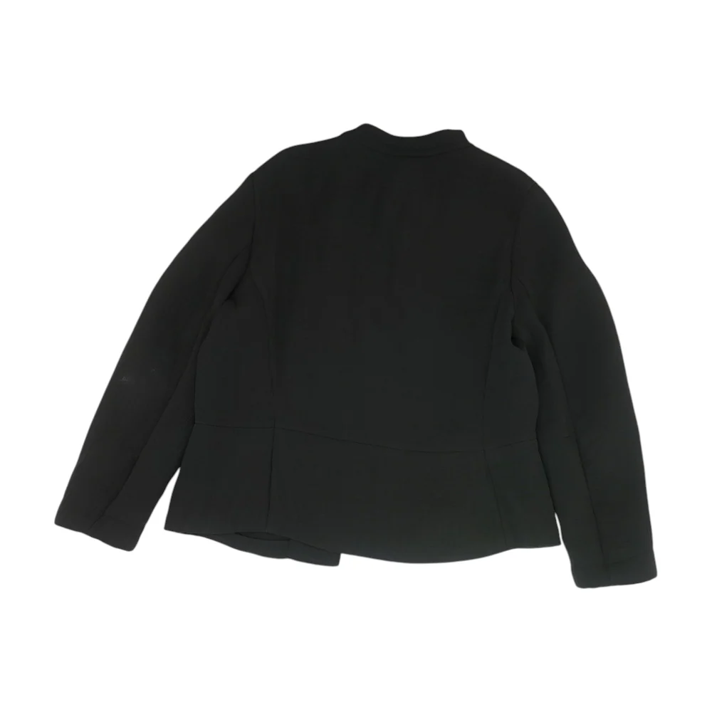 Black Solid Blazer - Image 2