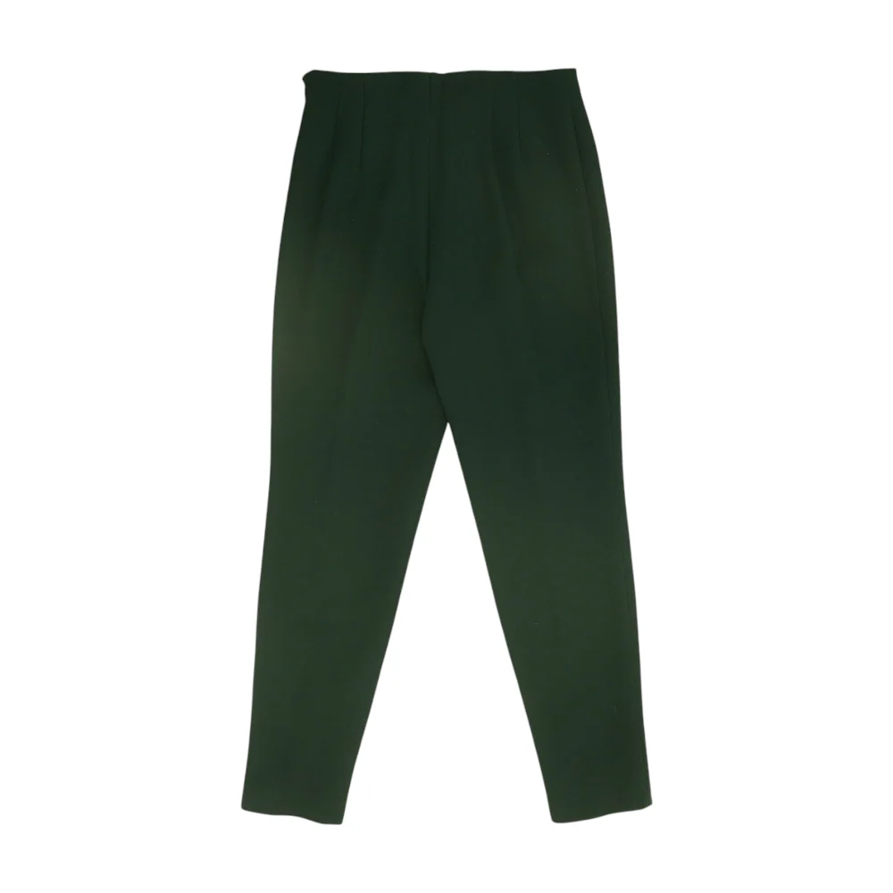 Green Wool Blend Dress Pants - Image 2