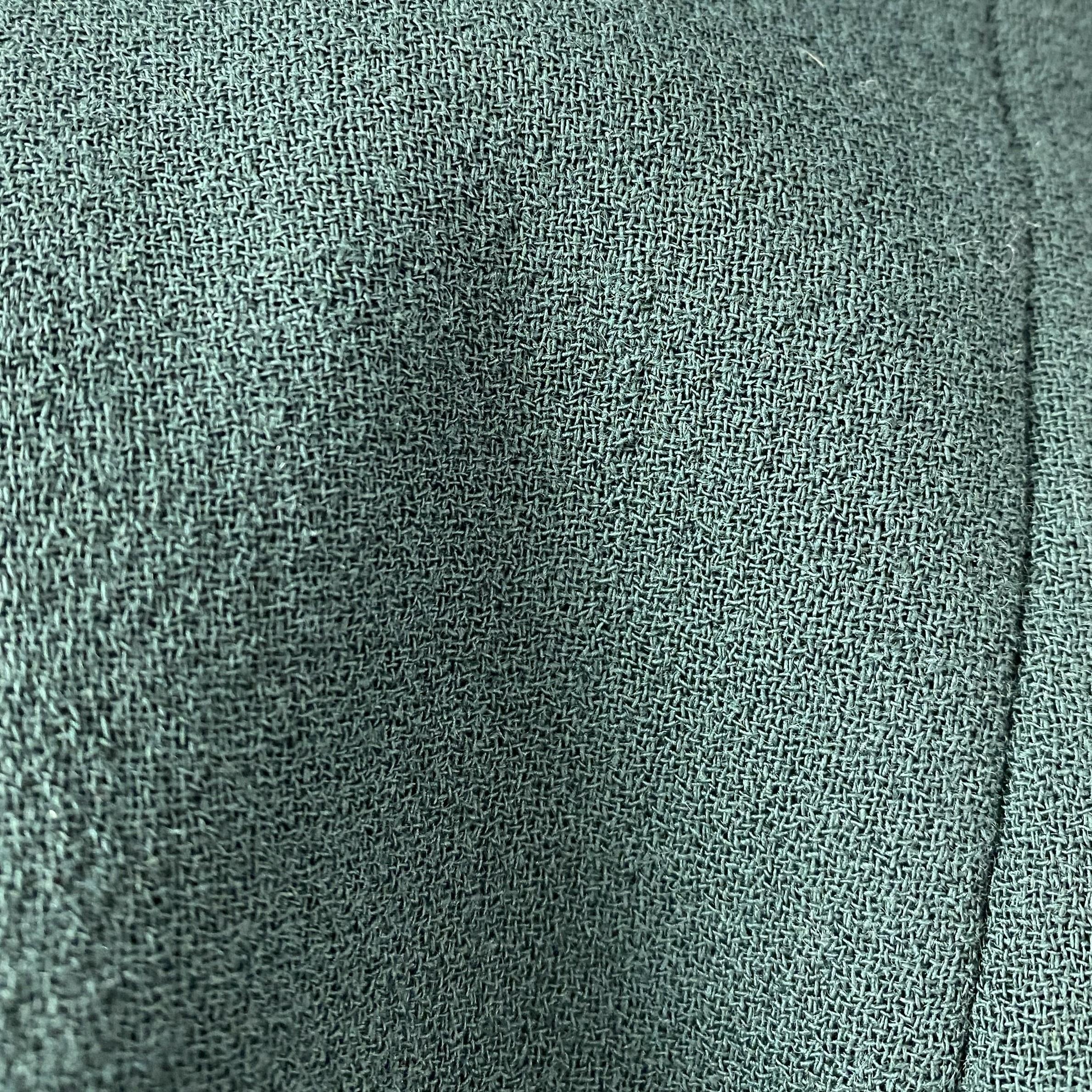 Green Wool Blend Dress Pants - Image 3