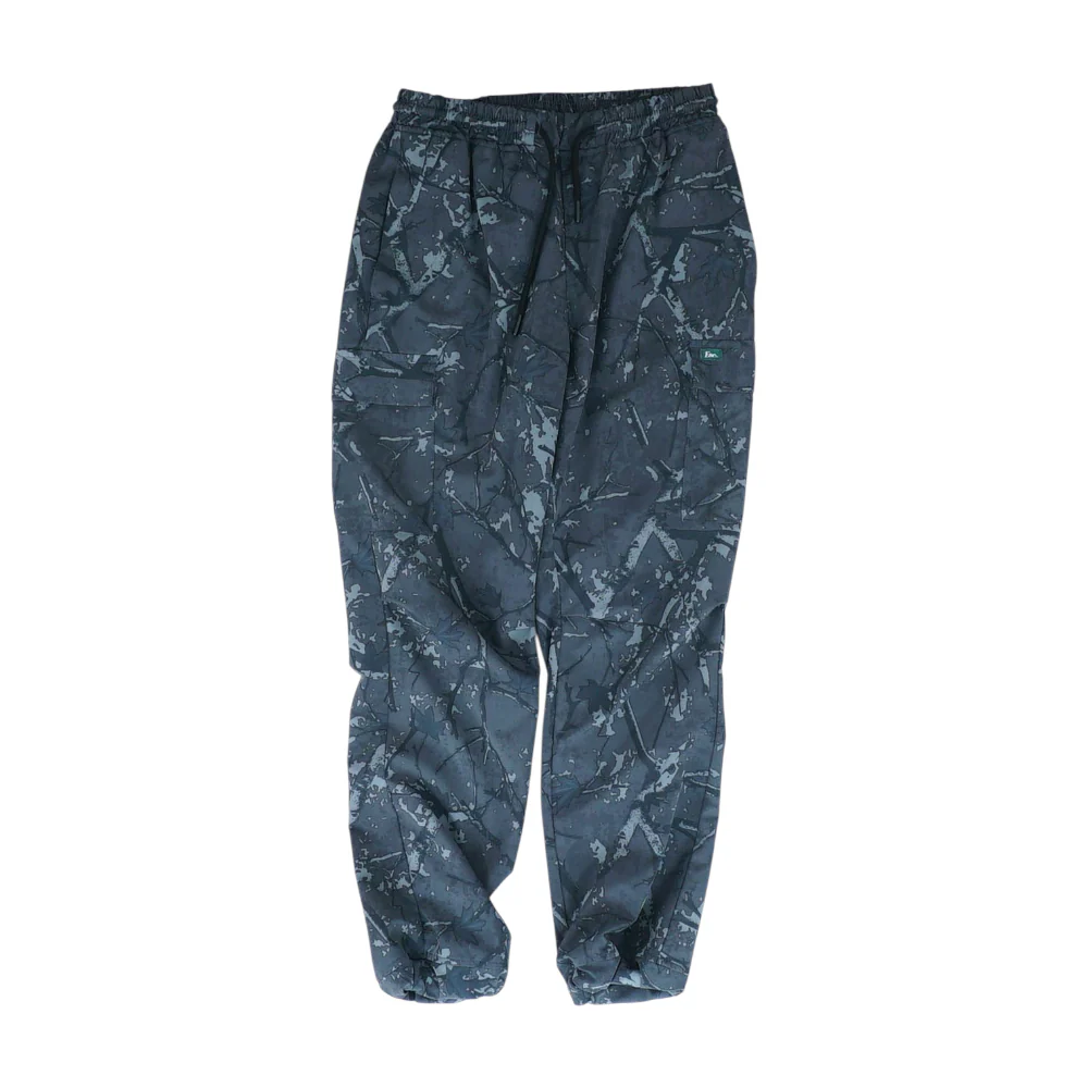 Charcoal Print Regular Pants