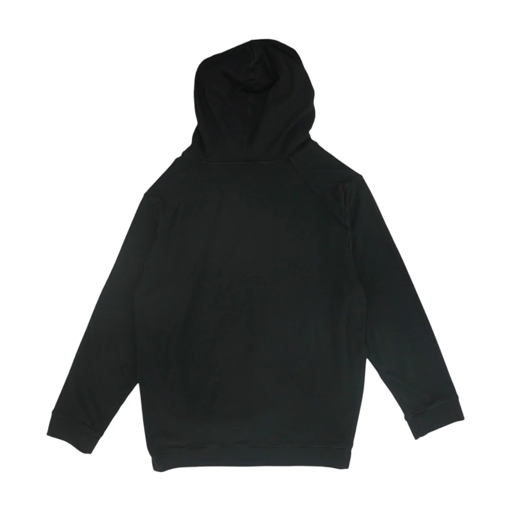 Black Solid Hoodie Pullover - Image 2