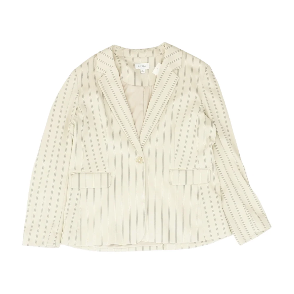 Tan Striped Blazer