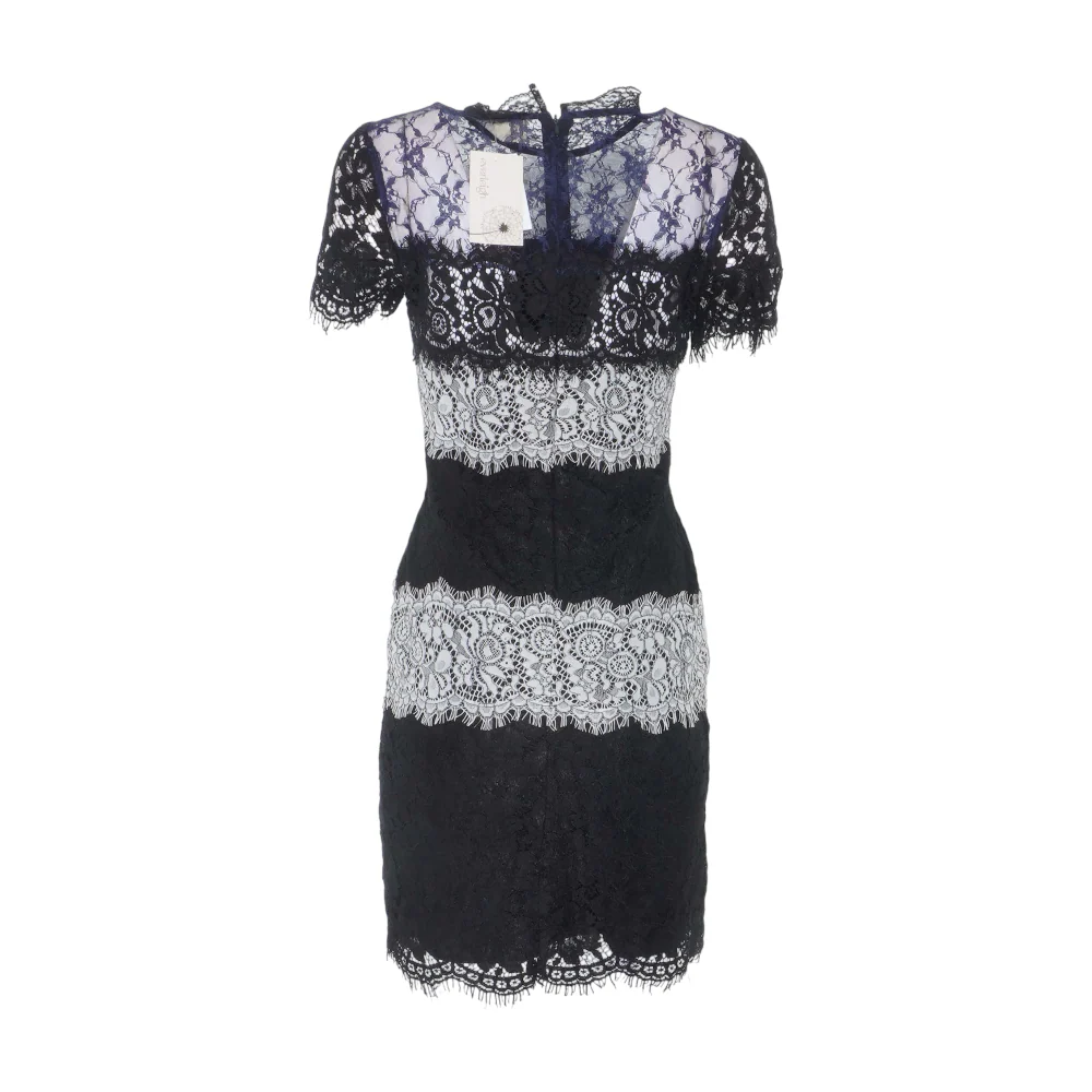Black Striped Midi Dress - Image 2