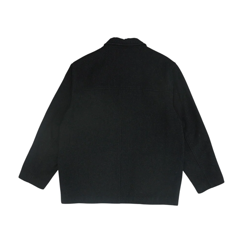 Black Solid Jacket - Image 2