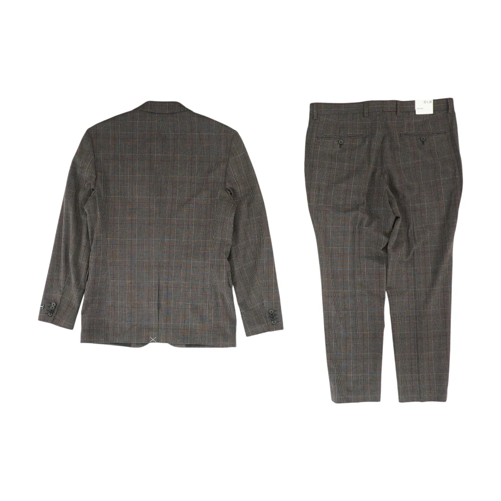 Burgundy Check Suit - Image 2