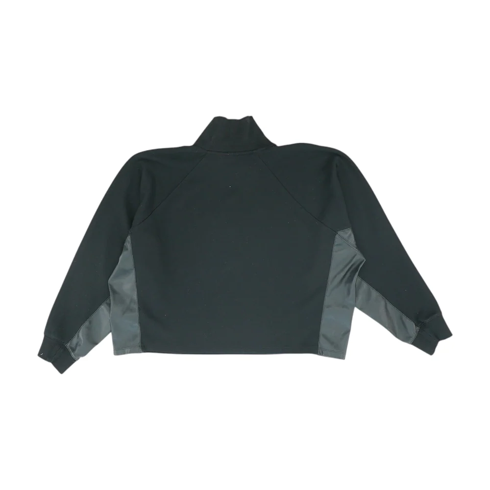 Black Solid 1/4 Zip Pullover - Image 2
