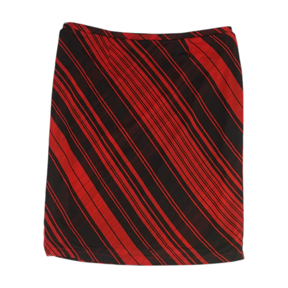 Red Striped Mini Skirt - Image 2