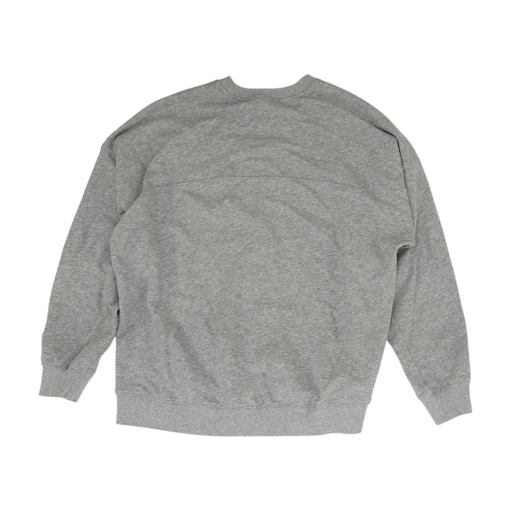 Gray Solid Sweatshirt Pullover - Image 2