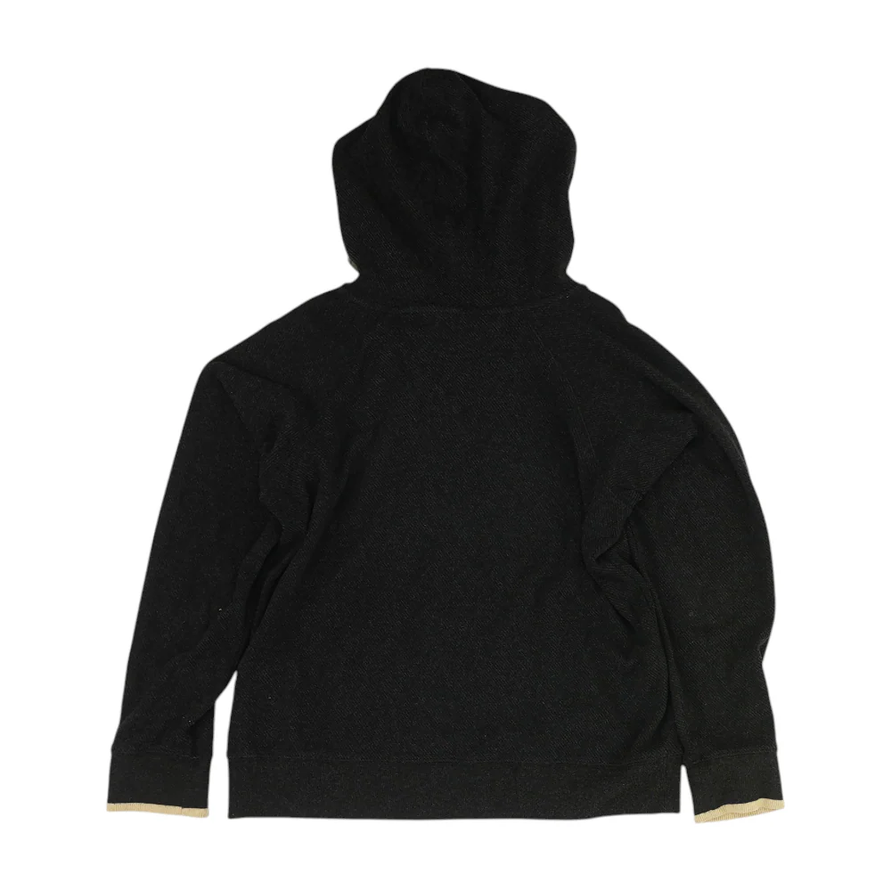 Black Solid Hoodie Pullover - Image 2