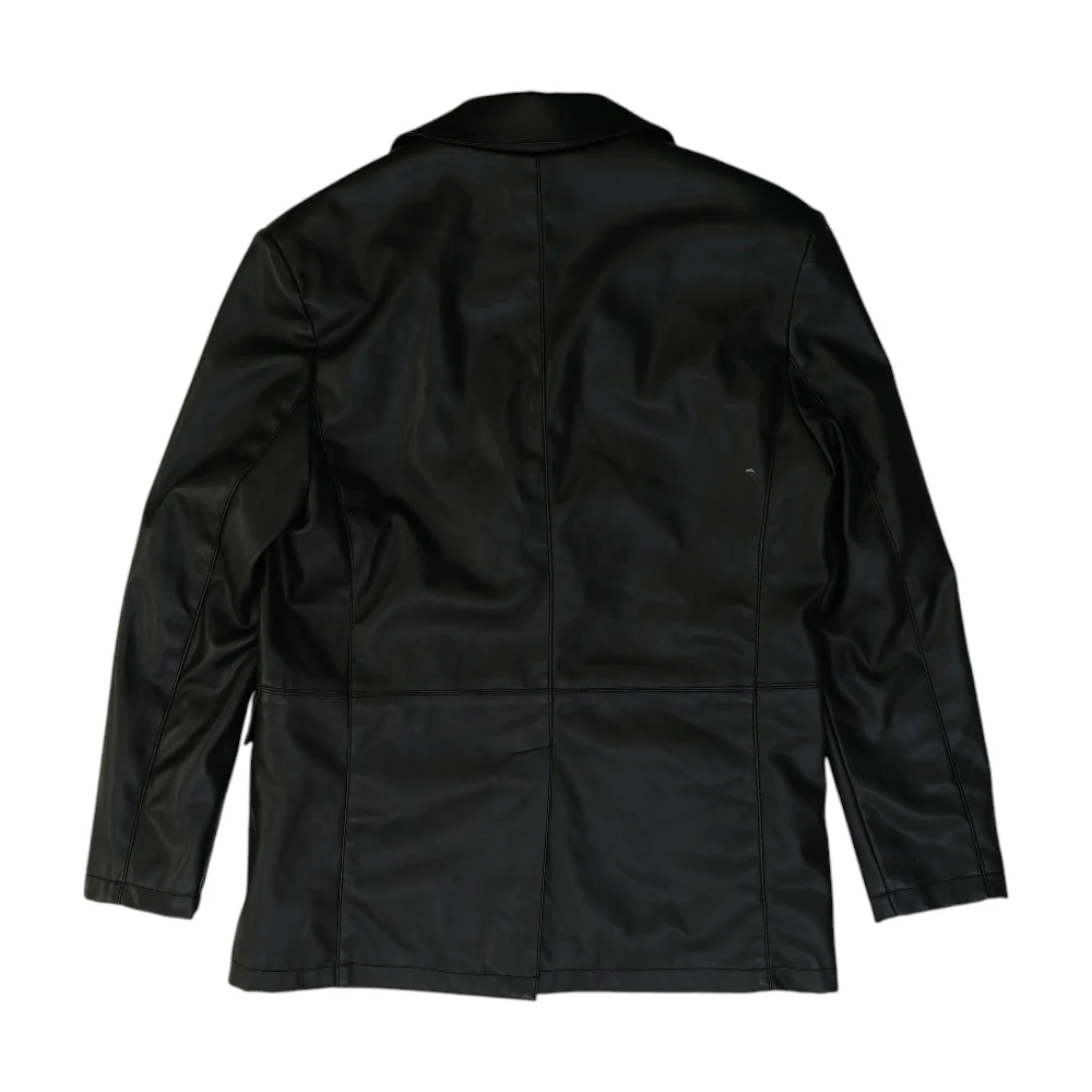Black Solid Blazer - Image 2