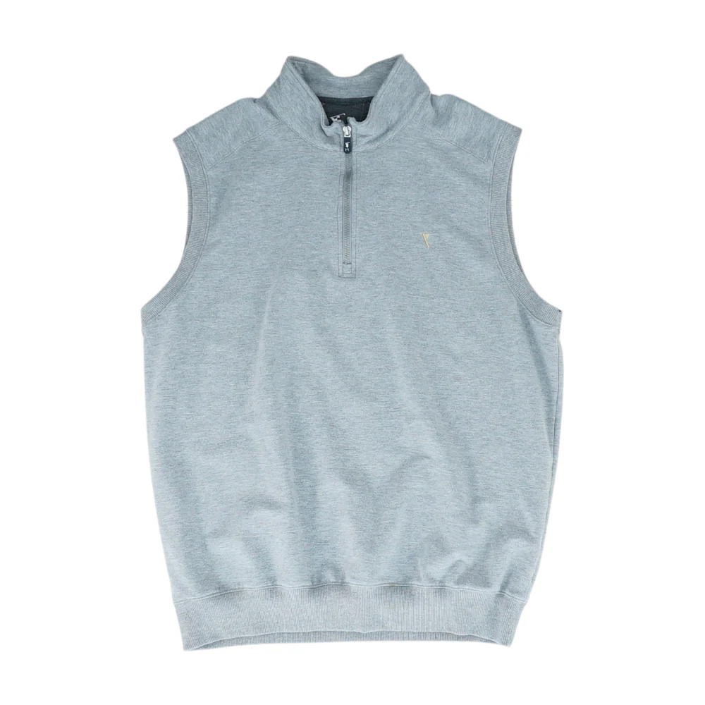 Gray Solid Vest