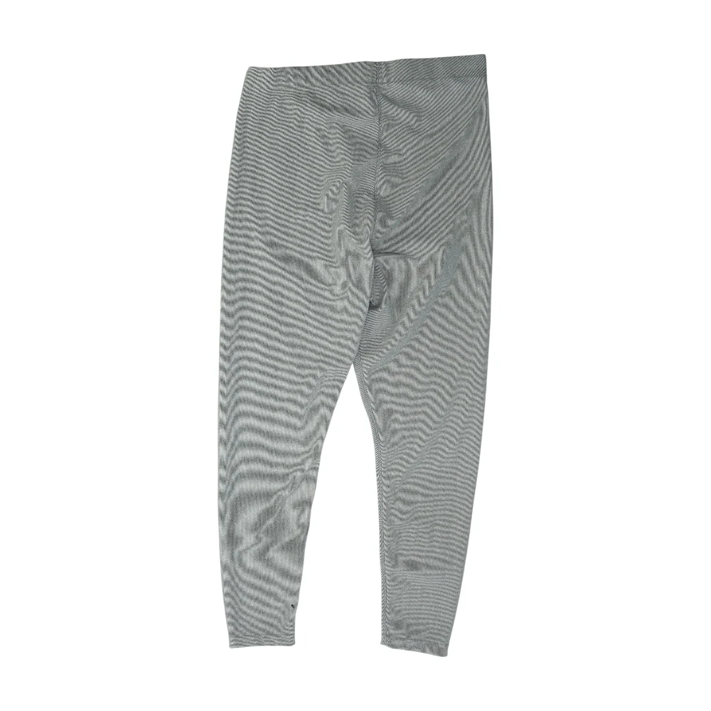 Gray Striped Fashion Leggings - Image 2