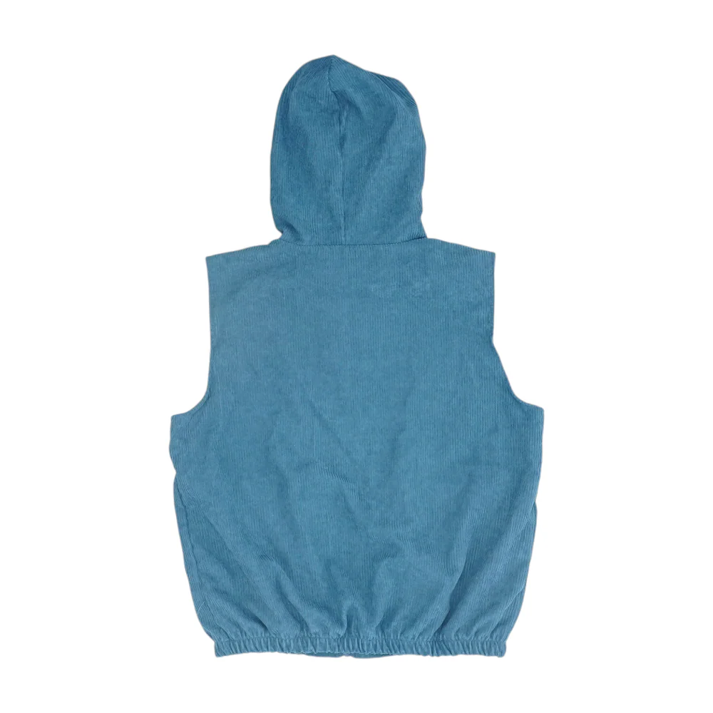 Blue Solid Vest - Image 2