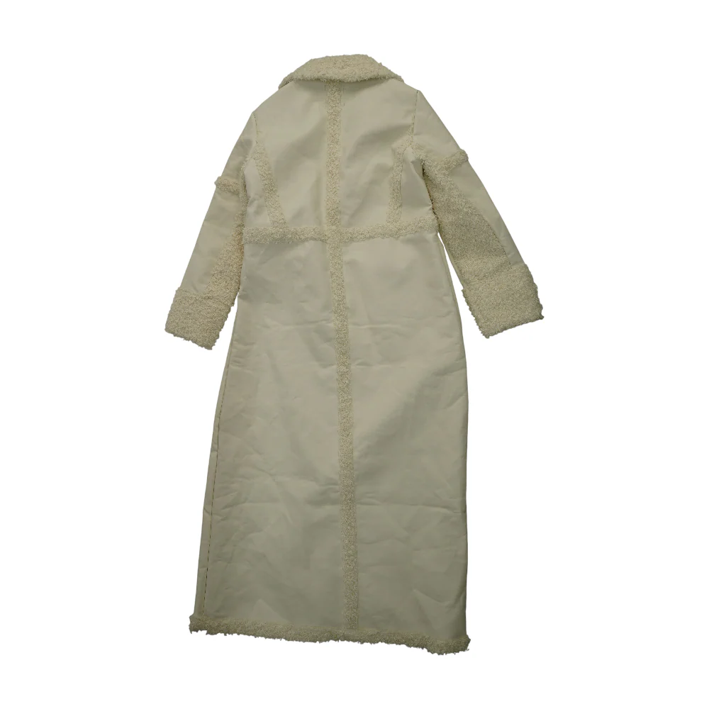 White Solid Coat - Image 2