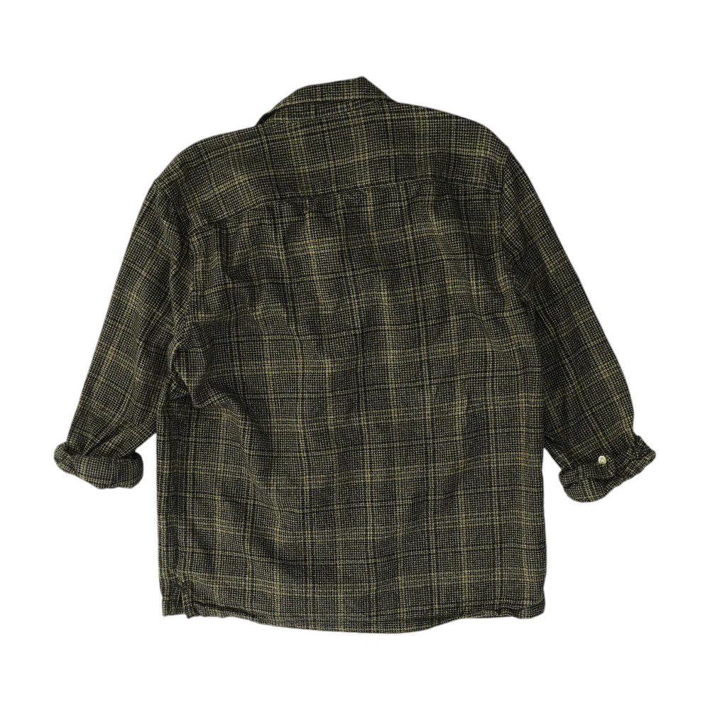Black Abstract Flannel Button Down - Image 2