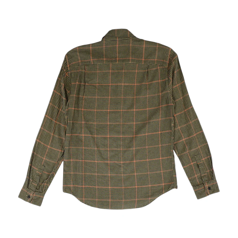 Khaki Check Flannel Button Down - Image 2