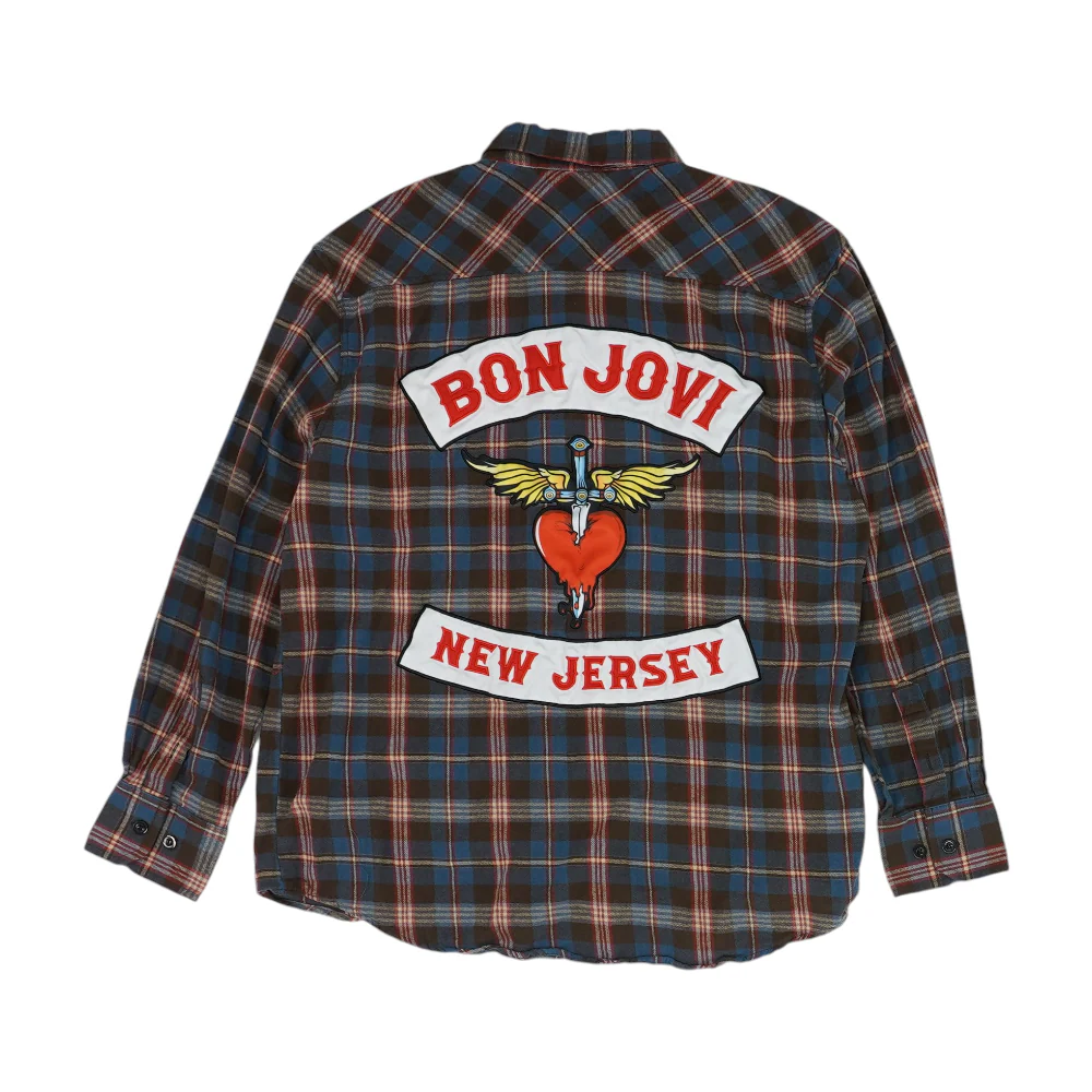 Blue Plaid Flannel Button Down - Image 2