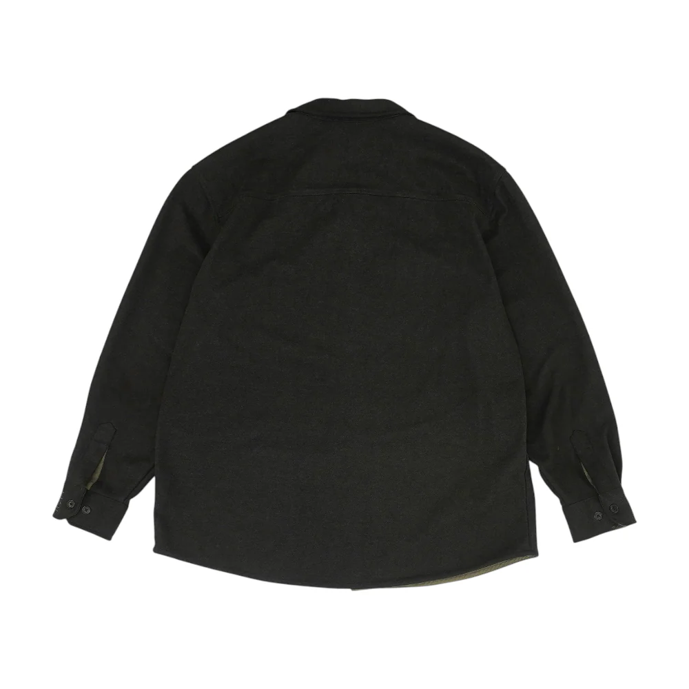 Charcoal Solid Flannel Button Down - Image 2