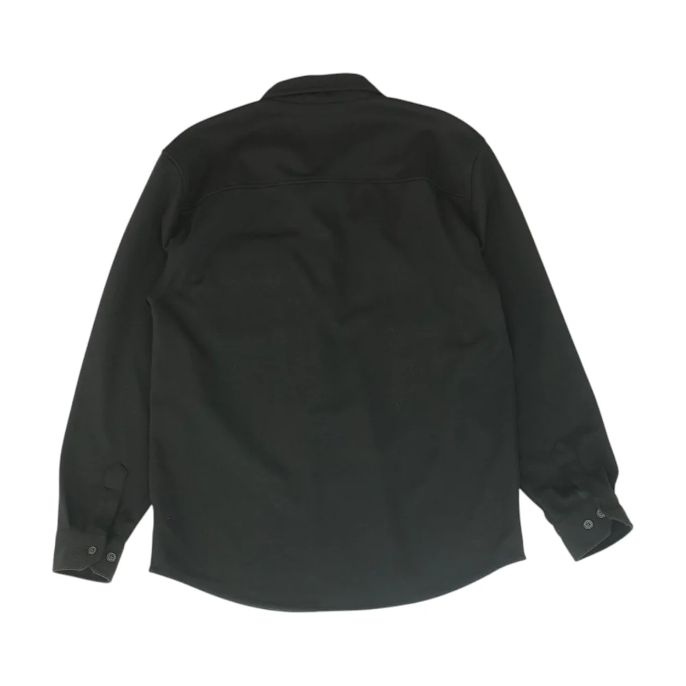 Black Solid Long Sleeve Button Down - Image 2