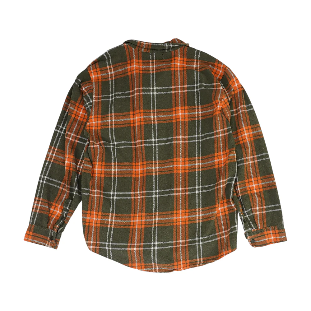 Multi Tall Plaid Flannel Button Down - Image 2