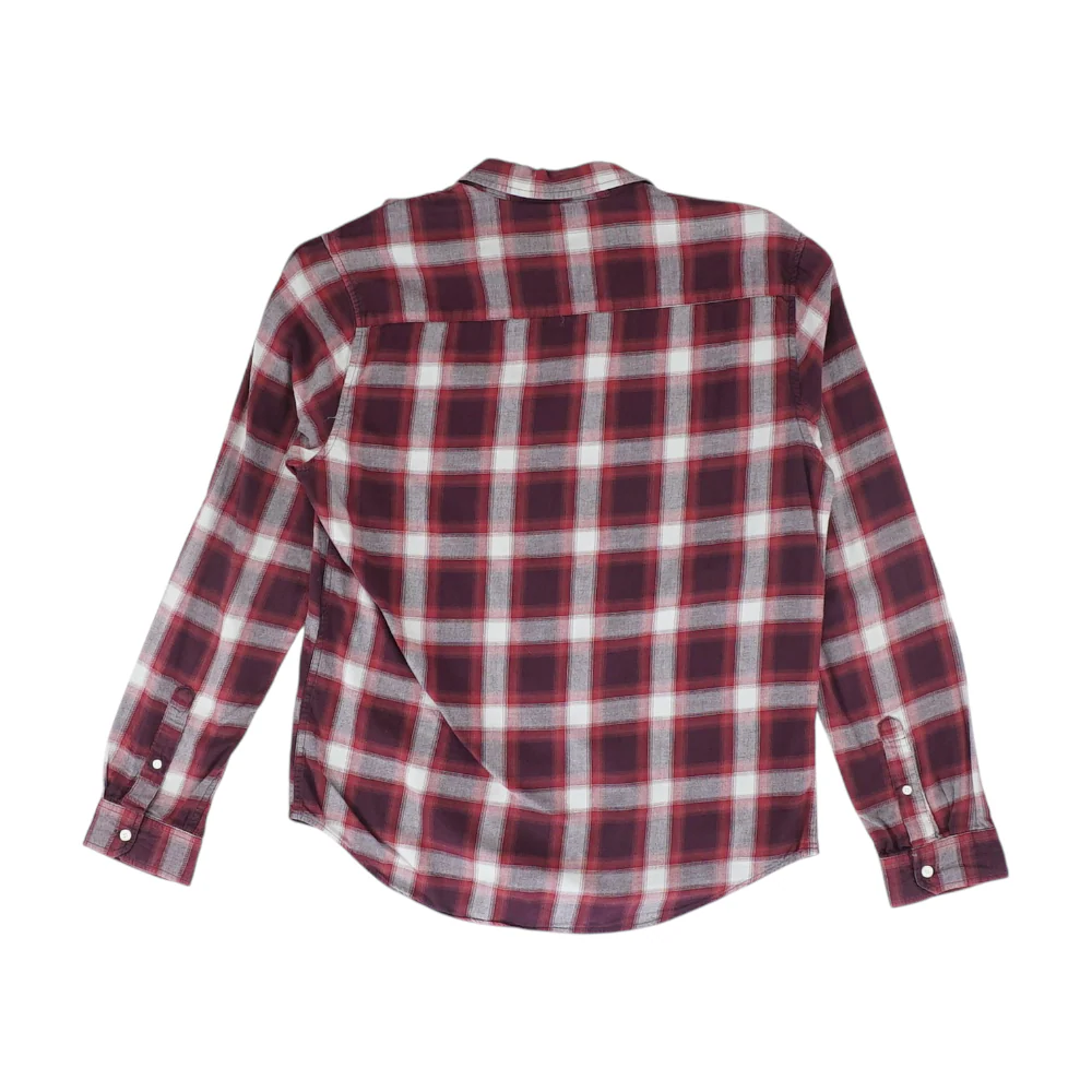 Red Plaid Long Sleeve Button Down - Image 2