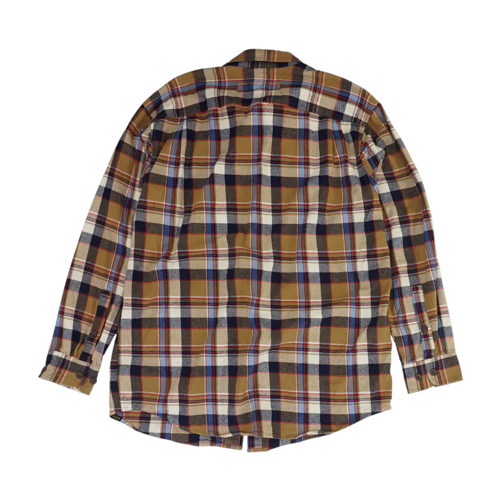 Multi Tall Plaid Flannel Button Down - Image 2