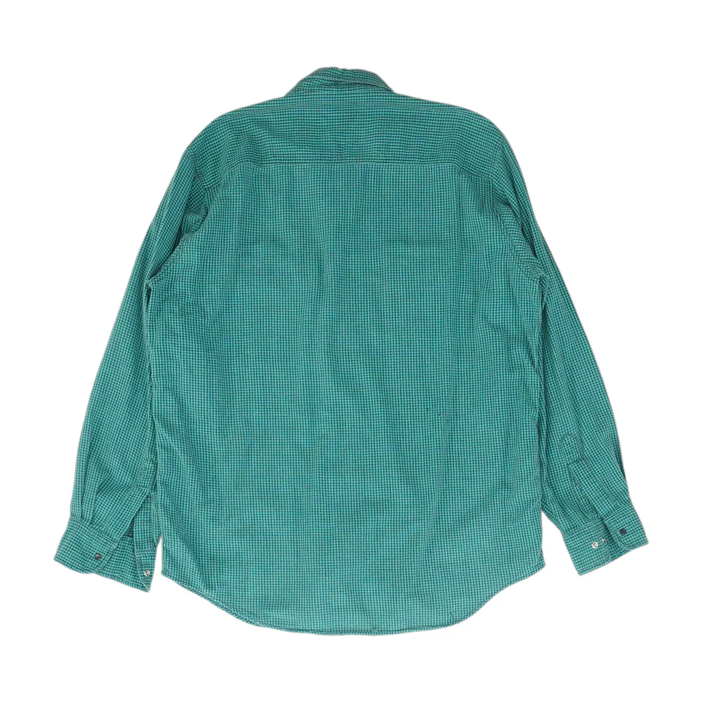 Green Check Long Sleeve Button Down - Image 2