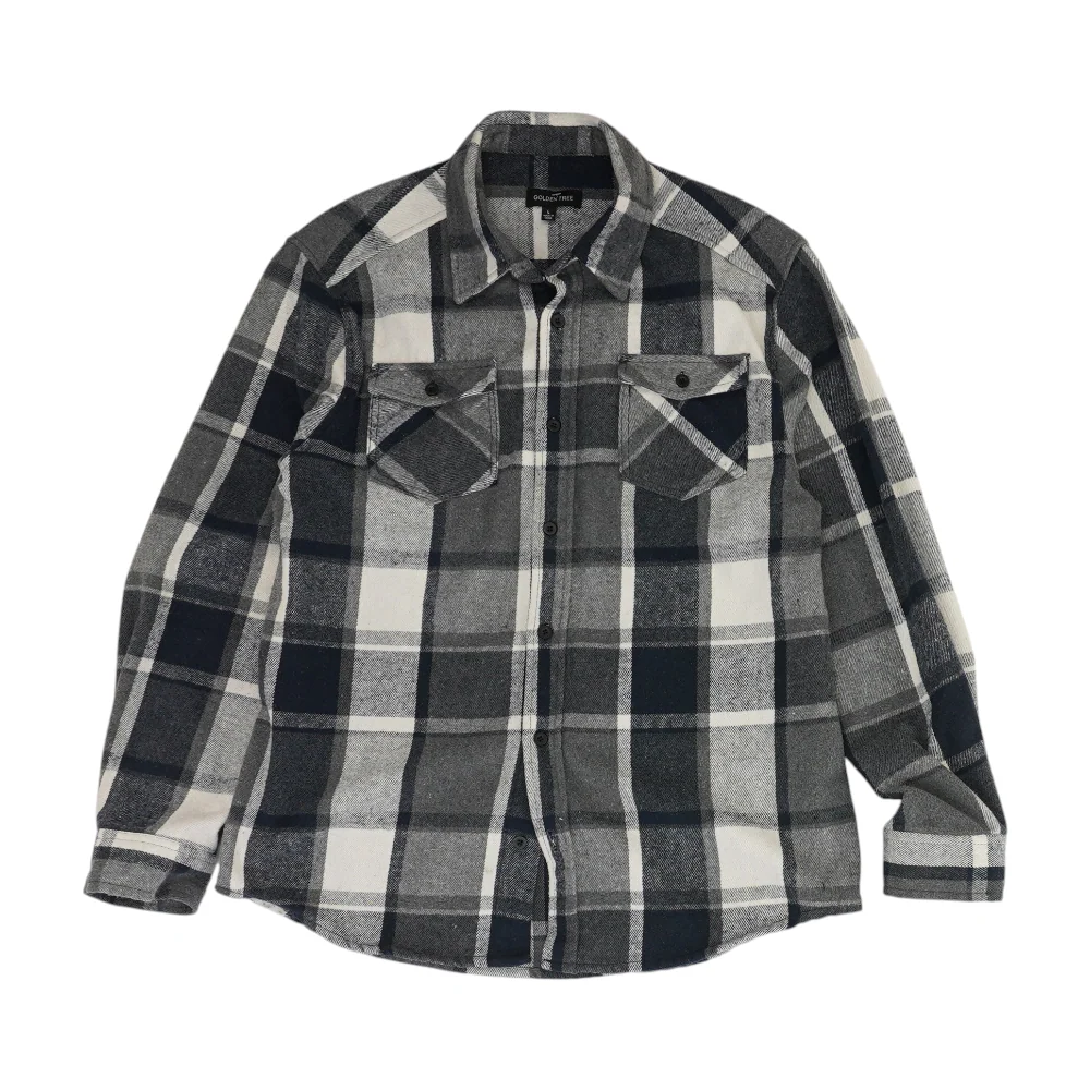 Multi Plaid Flannel Button Down