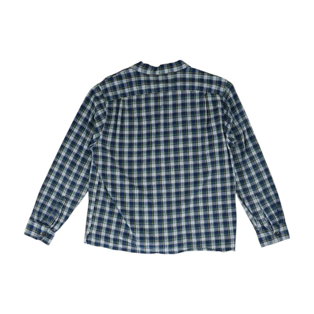 Blue Plaid Long Sleeve Button Down - Image 2