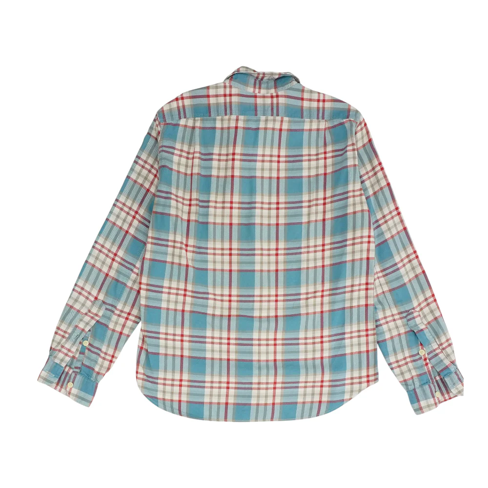 Multi Plaid Flannel Button Down - Image 2