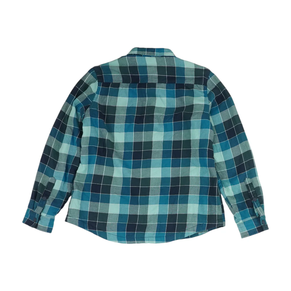 Blue Check Flannel Button Down - Image 2