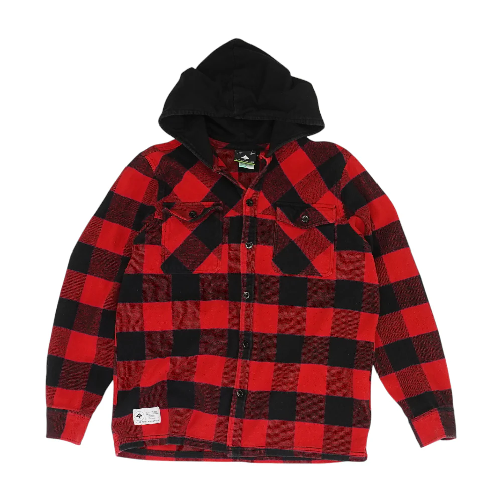 Red Check Flannel Button Down