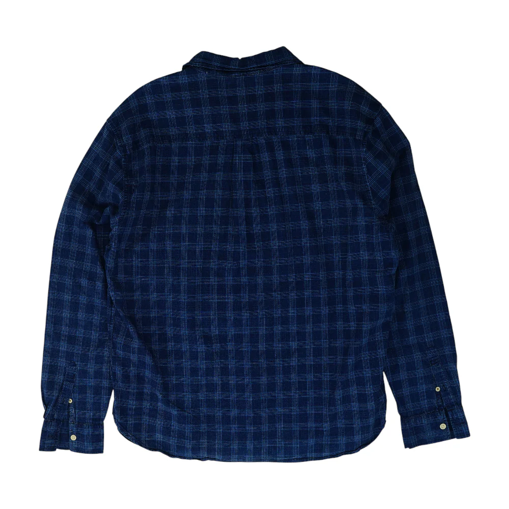 Blue Plaid Long Sleeve Button Down - Image 2