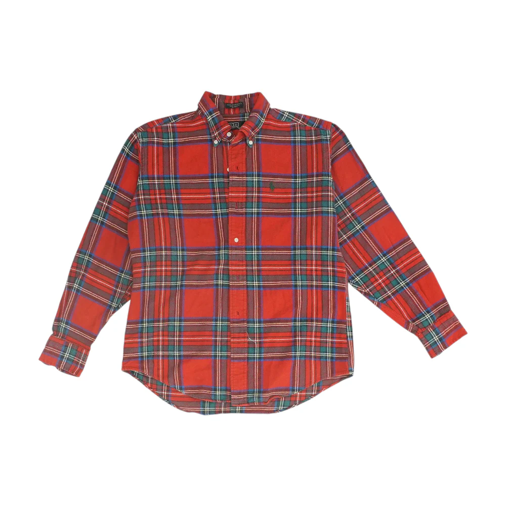 Red Flannel Button Down