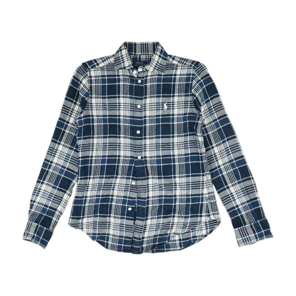 Blue Plaid Flannel Button Down