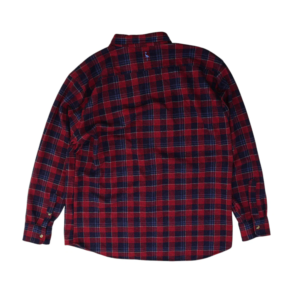 Red Plaid Flannel Button Down - Image 2