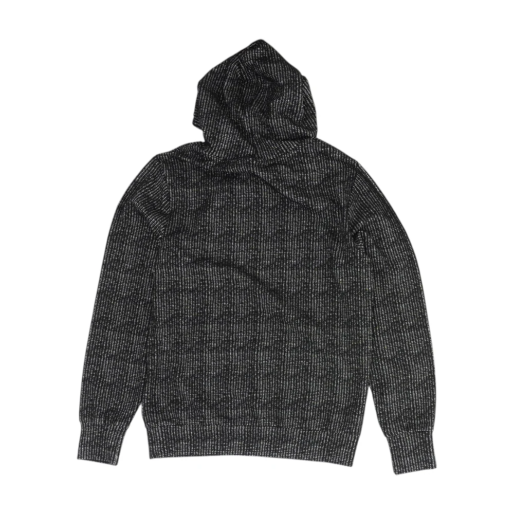 Black Striped Hoodie Pullover - Image 2