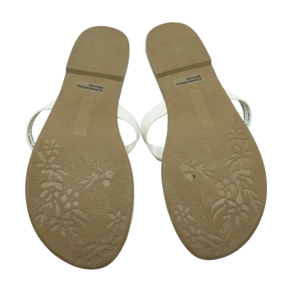 White Flip-Flops Shoes - Image 3
