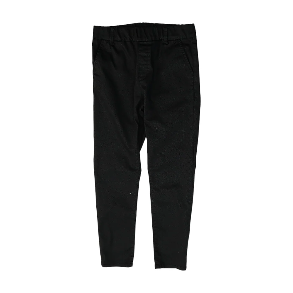 Black Chevron Slim Pants