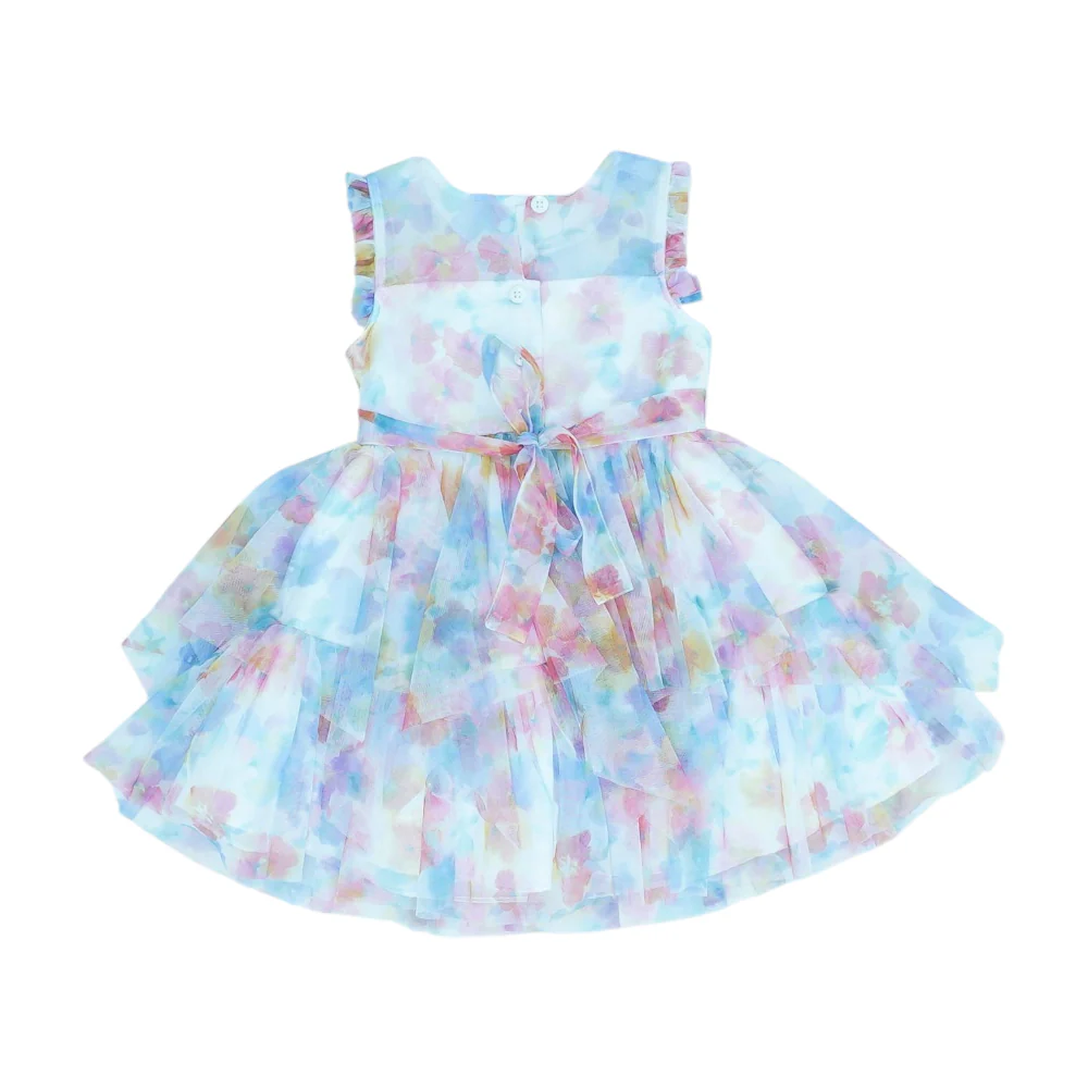 Multi Floral Formal Dress - Image 2