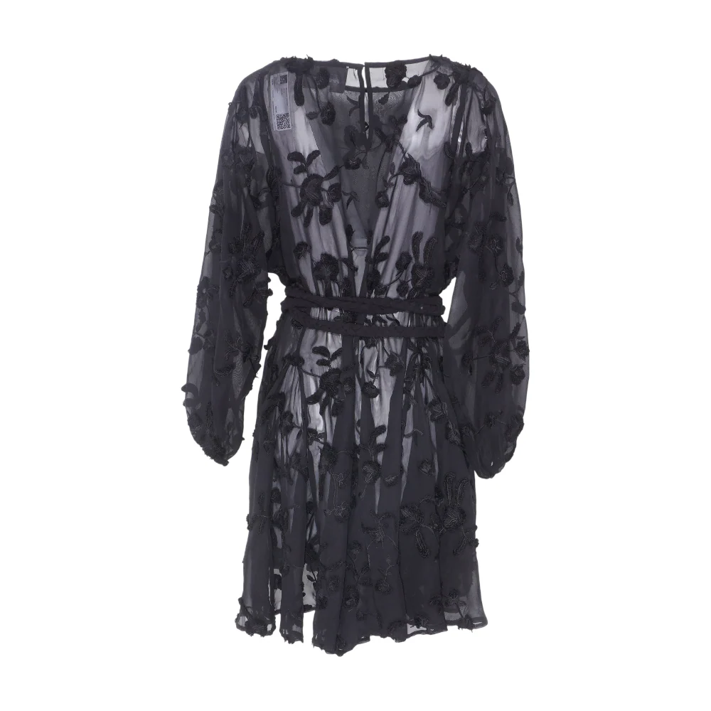 Black Floral Midi Formal - Image 2