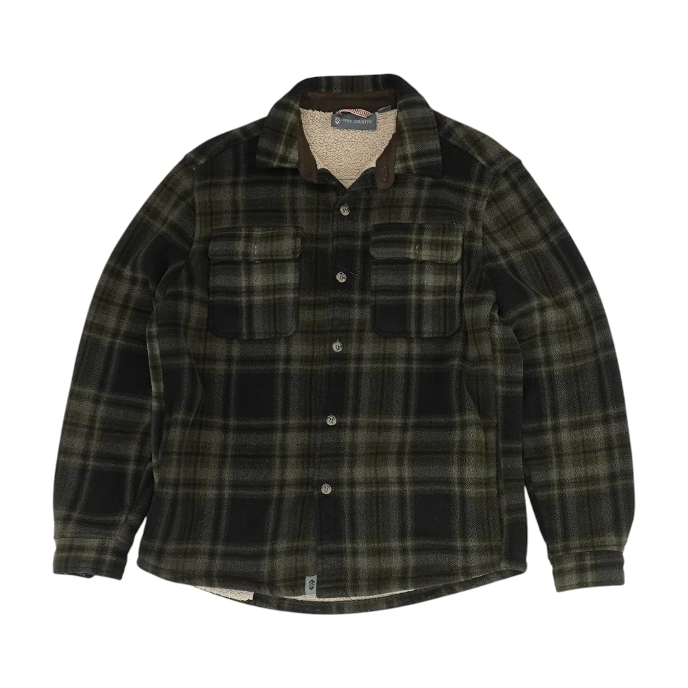 Olive Plaid Jacket